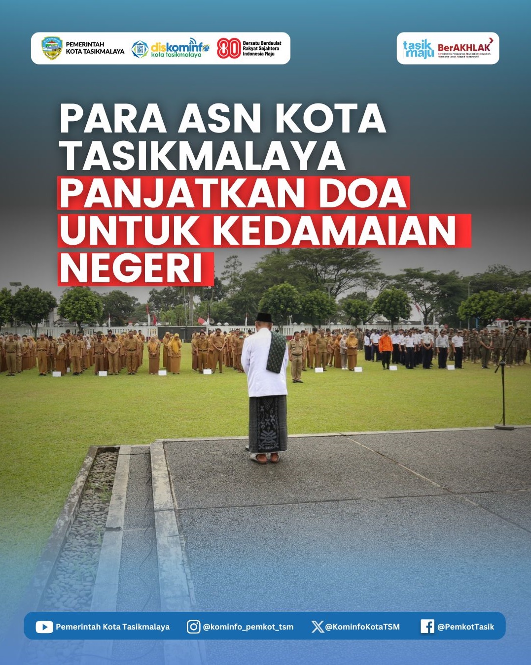 MEMBANGGAKAN!! KOTA TASIKMALAYA KEMBALI MERAIH PENGHARGAAN APBD AWARD 2023