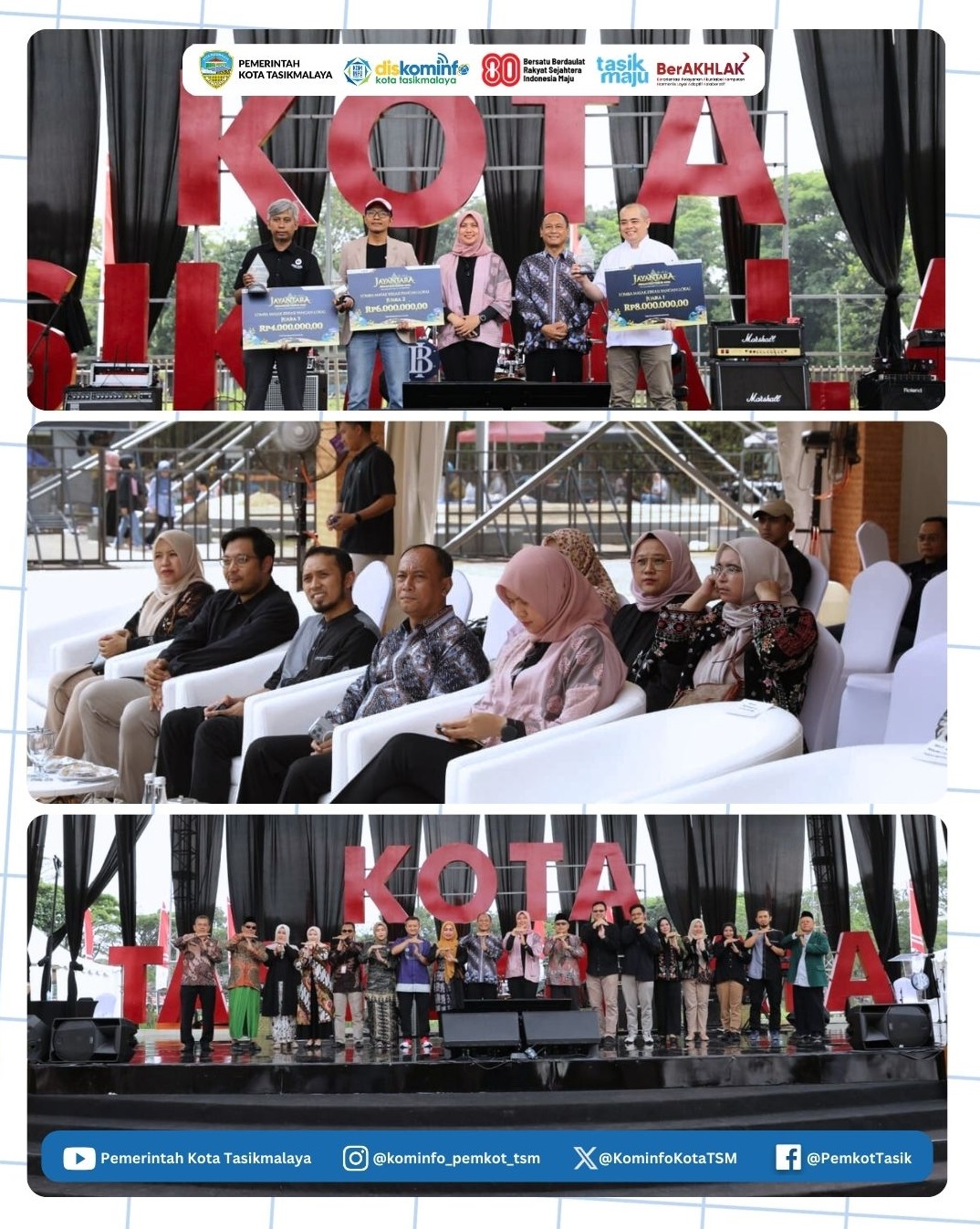 MEMBANGGAKAN!! KOTA TASIKMALAYA KEMBALI MERAIH PENGHARGAAN APBD AWARD 2023