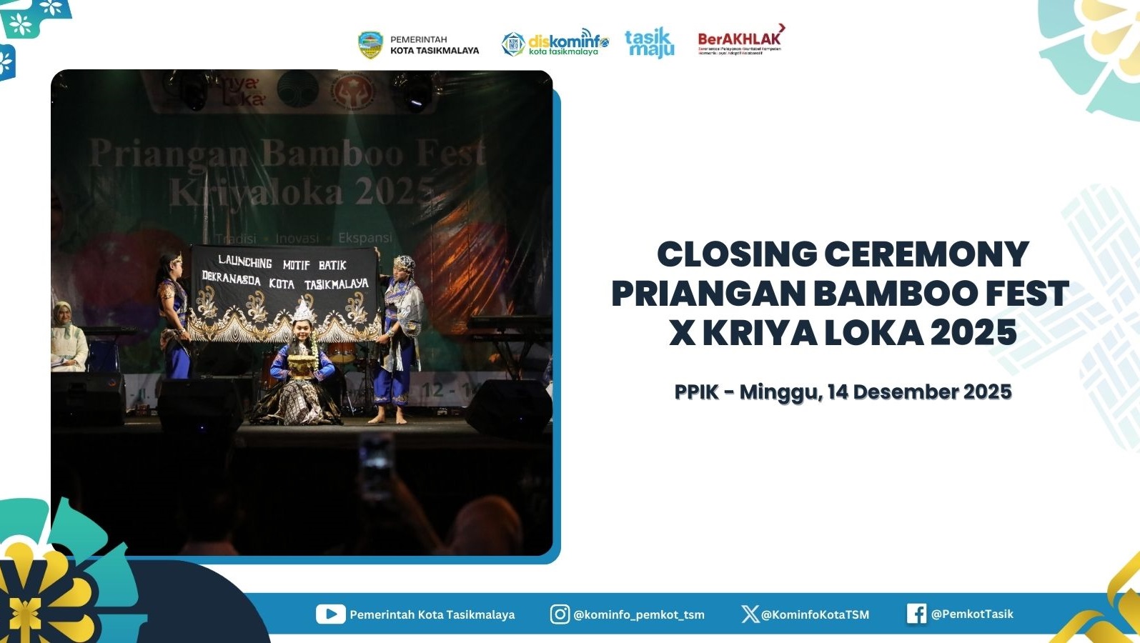 MEMBANGGAKAN!! KOTA TASIKMALAYA KEMBALI MERAIH PENGHARGAAN APBD AWARD 2023