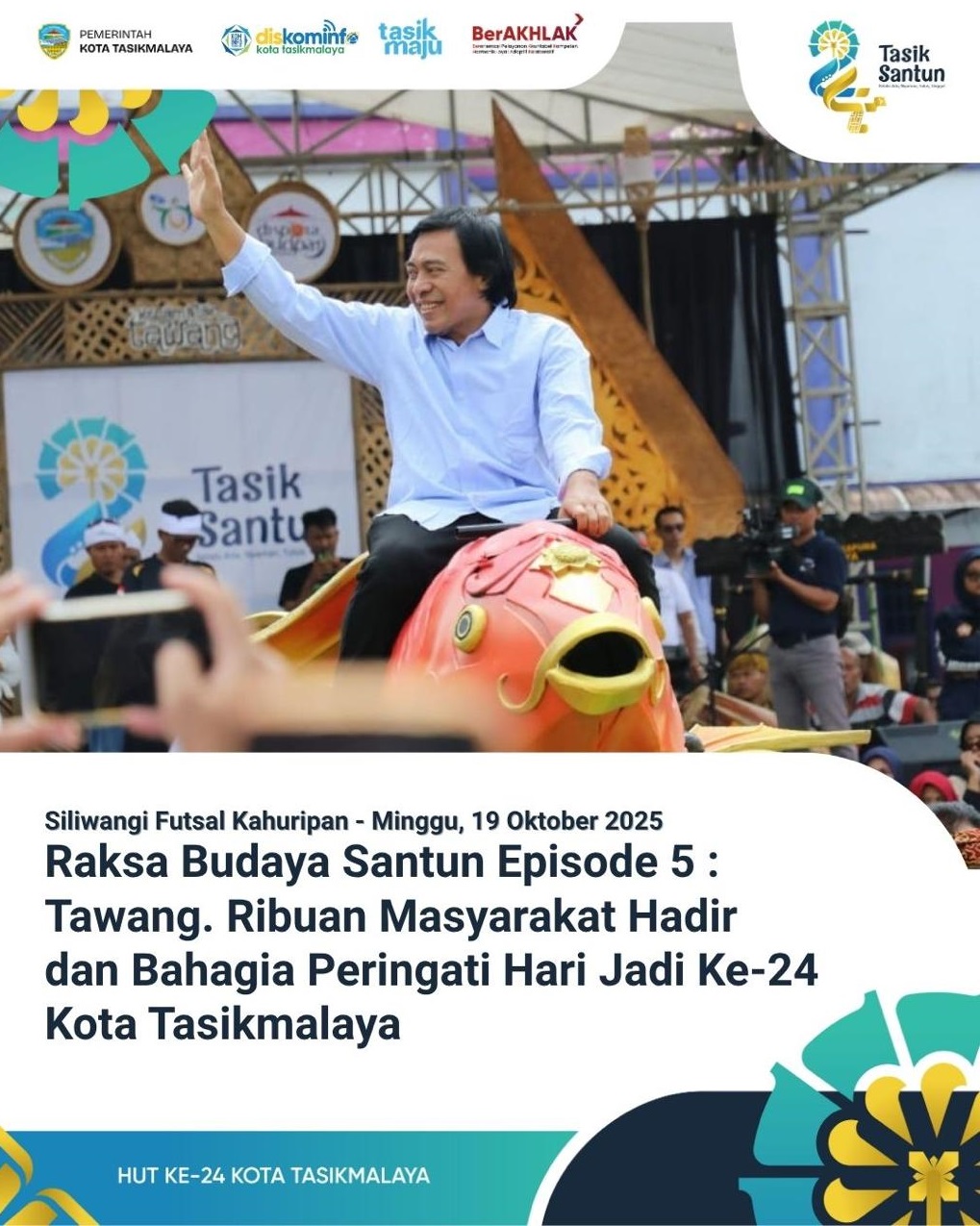 MEMBANGGAKAN!! KOTA TASIKMALAYA KEMBALI MERAIH PENGHARGAAN APBD AWARD 2023