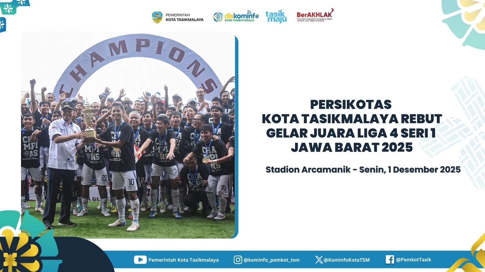 MEMBANGGAKAN!! KOTA TASIKMALAYA KEMBALI MERAIH PENGHARGAAN APBD AWARD 2023