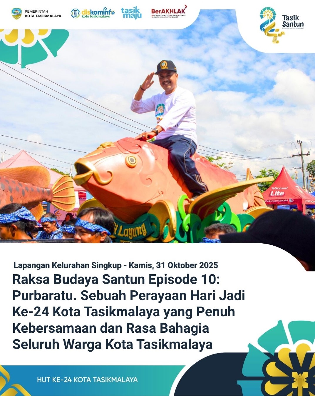 MEMBANGGAKAN!! KOTA TASIKMALAYA KEMBALI MERAIH PENGHARGAAN APBD AWARD 2023