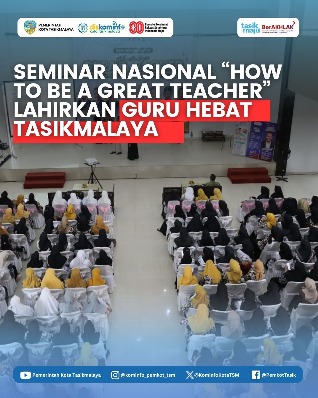 MEMBANGGAKAN!! KOTA TASIKMALAYA KEMBALI MERAIH PENGHARGAAN APBD AWARD 2023