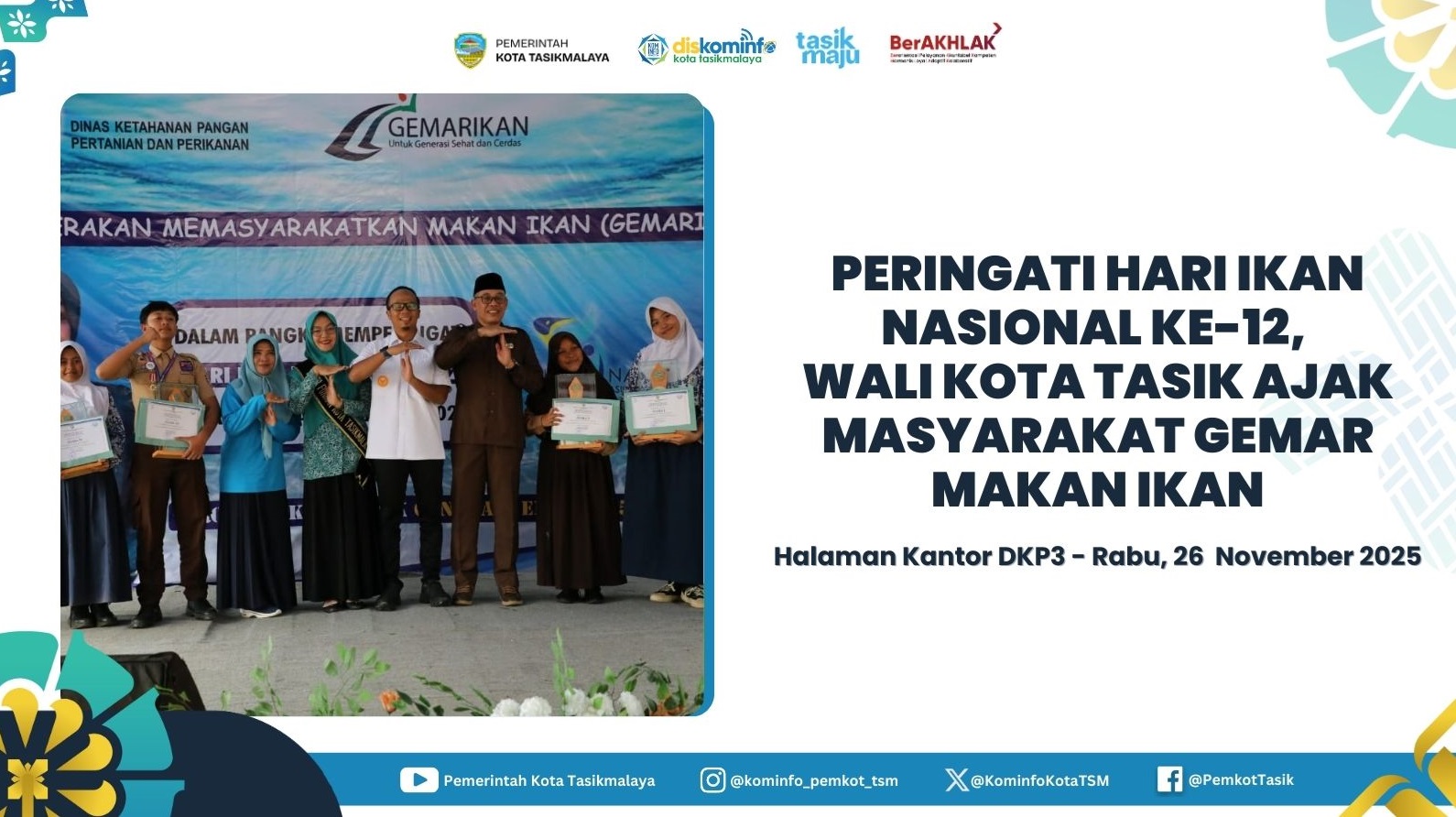 MEMBANGGAKAN!! KOTA TASIKMALAYA KEMBALI MERAIH PENGHARGAAN APBD AWARD 2023