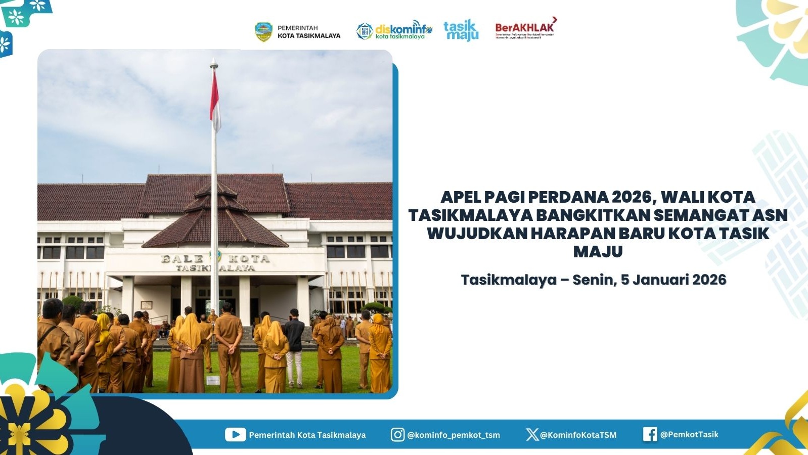 MEMBANGGAKAN!! KOTA TASIKMALAYA KEMBALI MERAIH PENGHARGAAN APBD AWARD 2023